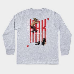 Shawn Michaels HBK Elbow Drop Kids Long Sleeve T-Shirt